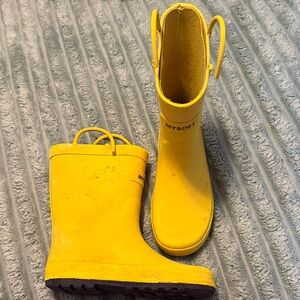 MySoft Kids Yellow Rain Boots Size 13